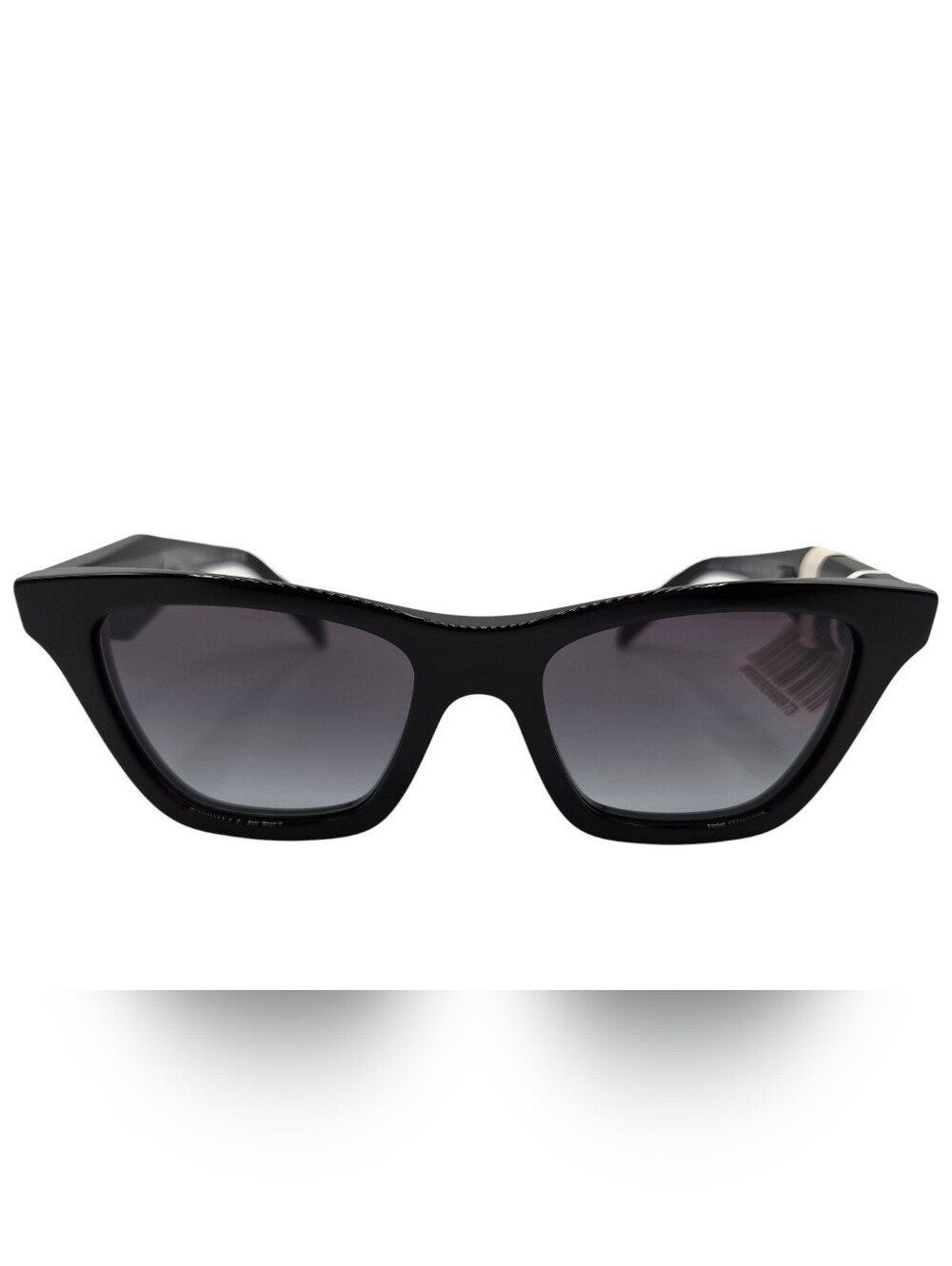 Prada Black Gloss Temple Sunglasses